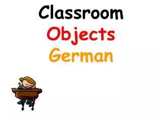 classroom objects german