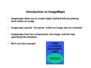 Introduction to ImageMaps