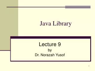 java library
