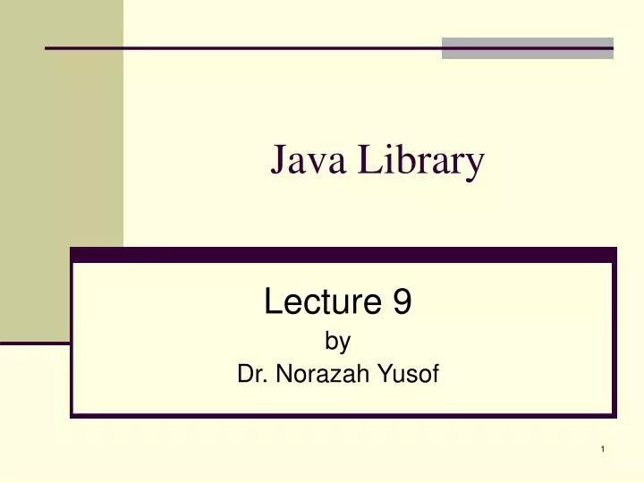 java library