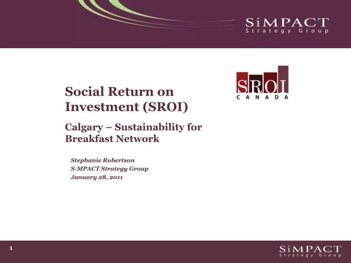 social return on investment sroi po calgary sustainability for breakfast network
