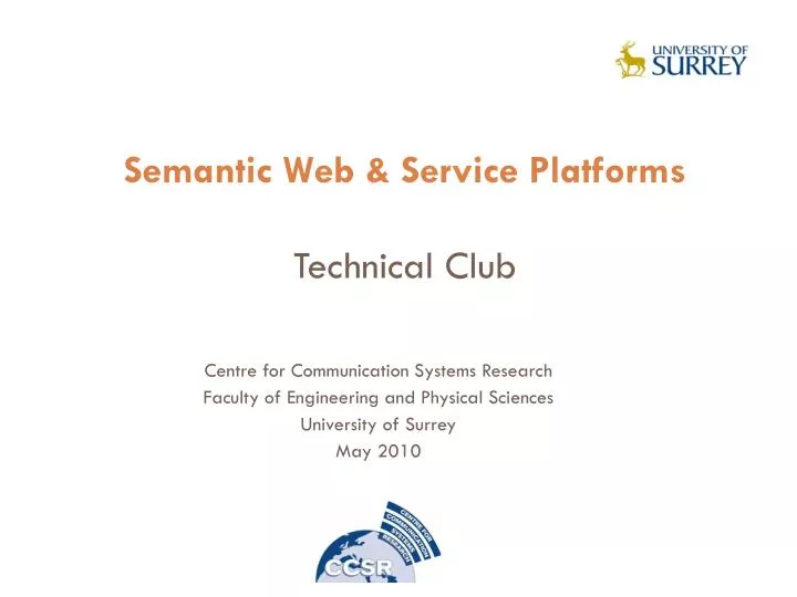 semantic web service platforms technical club