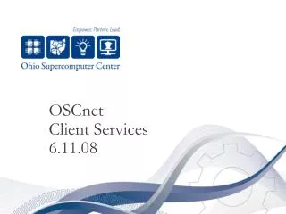 OSCnet Client Services 6.11.08