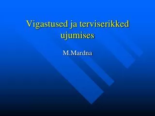 vigastused ja terviserikked ujumises