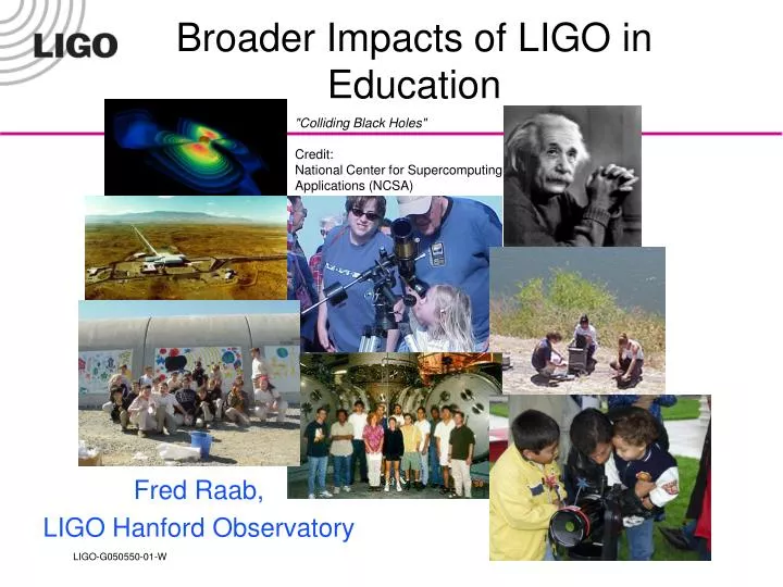 broader impacts of ligo in education