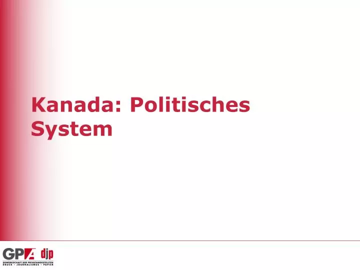 kanada politisches system