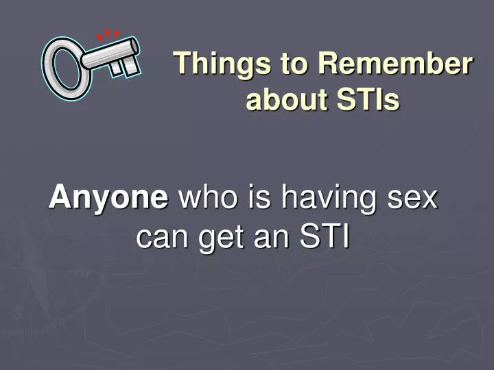 things to remember about stis