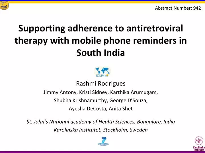 supporting adherence to antiretroviral therapy with mobile phone reminders in south india