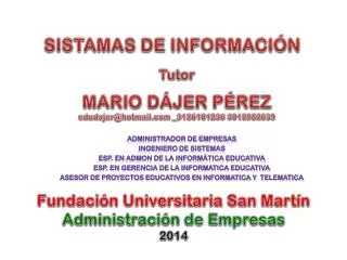 sistamas de informaci n
