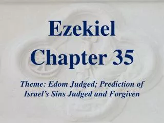 Ezekiel Chapter 35