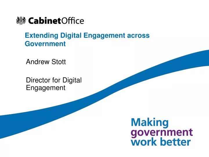 extending digital engagement across government