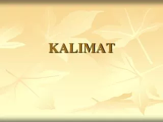 kalimat