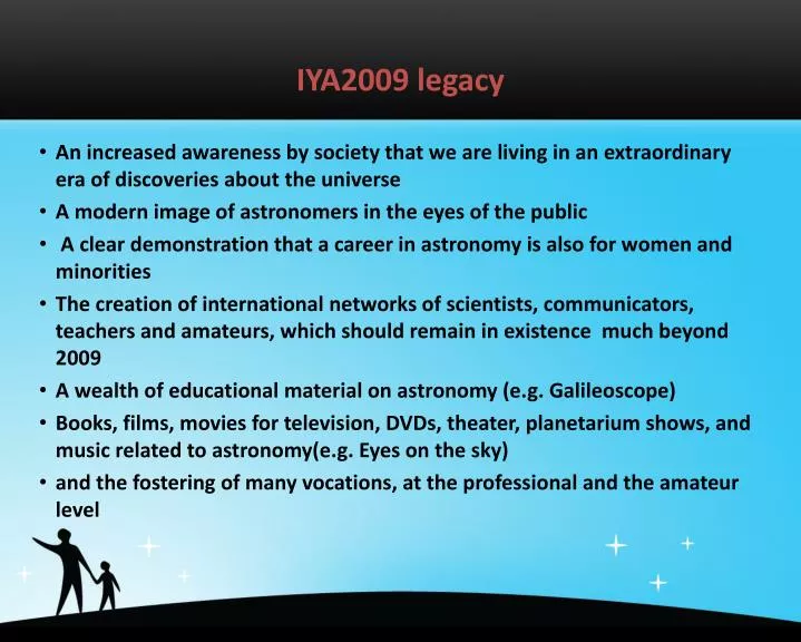 iya2009 legacy