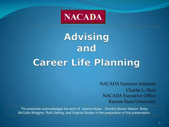 advising and career life planning