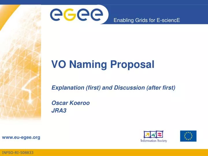 vo naming proposal