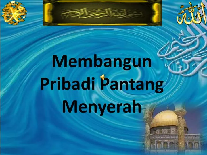 membangun pribadi pantang menyerah