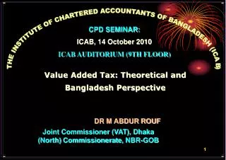 THE INSTITUTE OF CHARTERED ACCOUNTANTS OF BANGLADESH (ICAB)