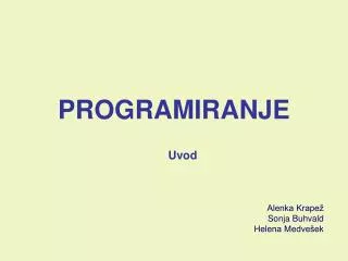 programiranje