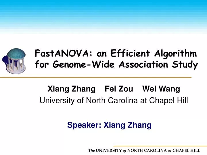 fastanova an efficient algorithm for genome wide association study