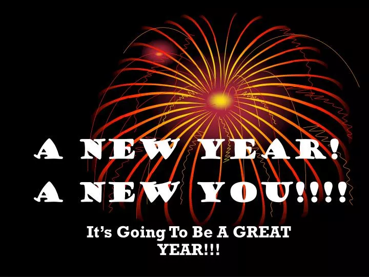 a new year a new you