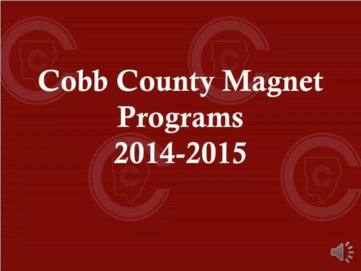 cobb county magnet programs 2014 2015
