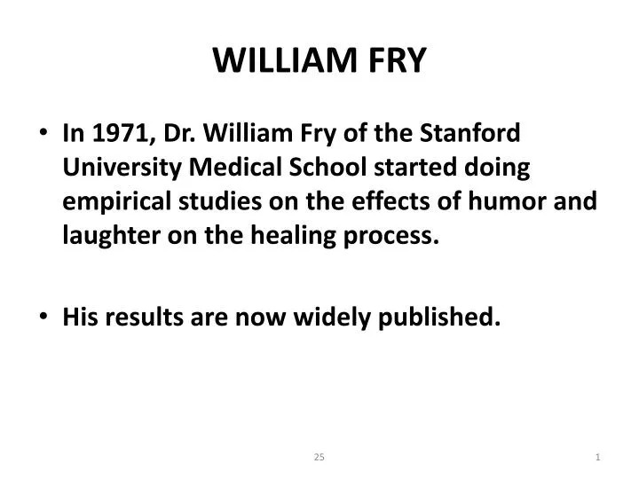 william fry