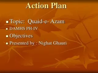 Action Plan