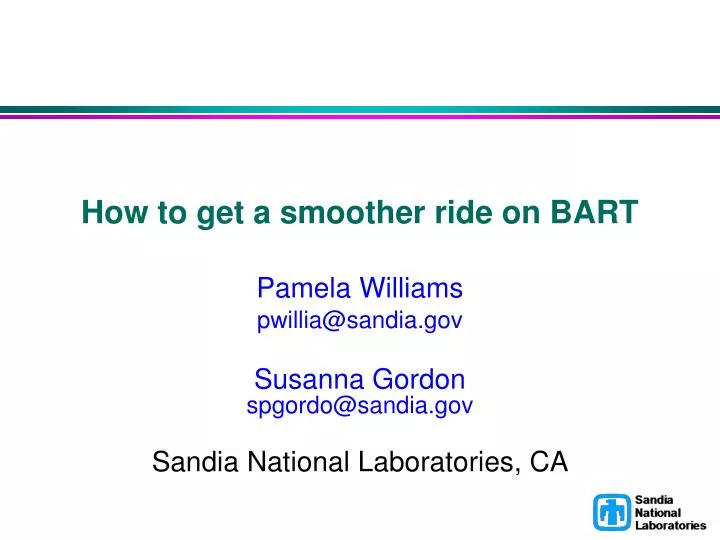 how to get a smoother ride on bart