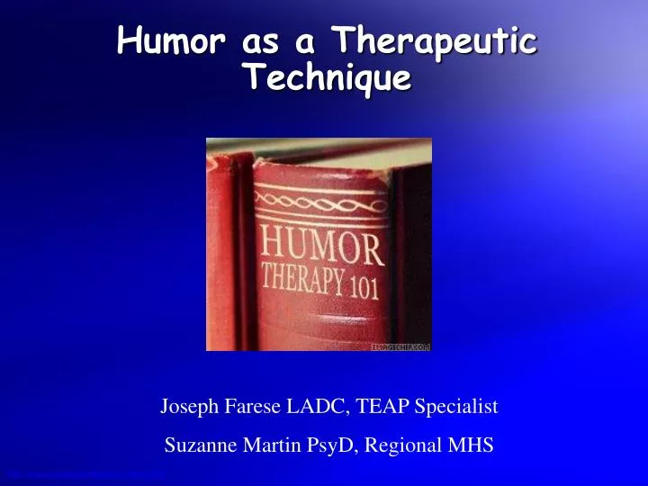 humor as a therapeutic technique