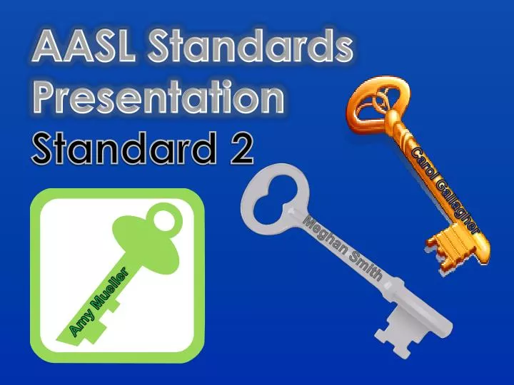 aasl standards presentation standard 2