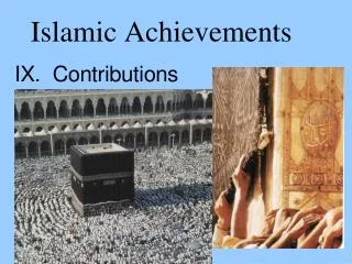 Islamic Achievements