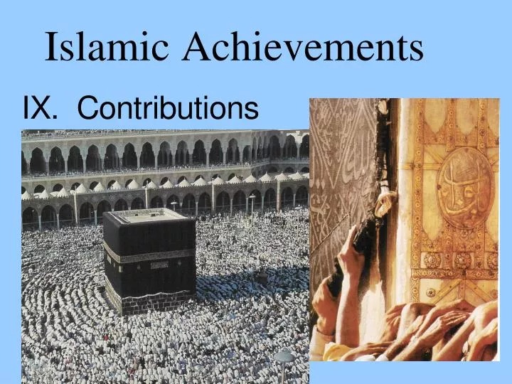 islamic achievements