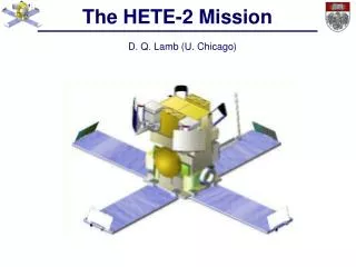 The HETE-2 Mission