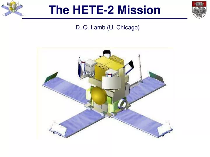 the hete 2 mission