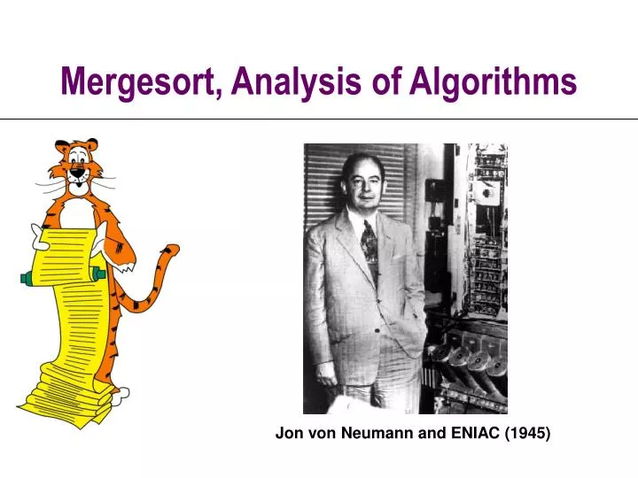 mergesort analysis of algorithms