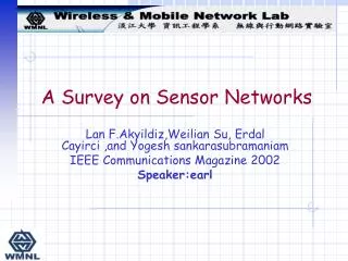 A Survey on Sensor Networks