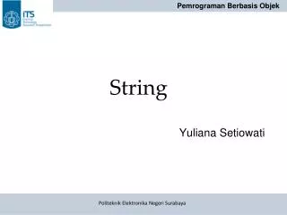 string