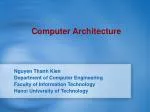 Computer Architecture - slide 1