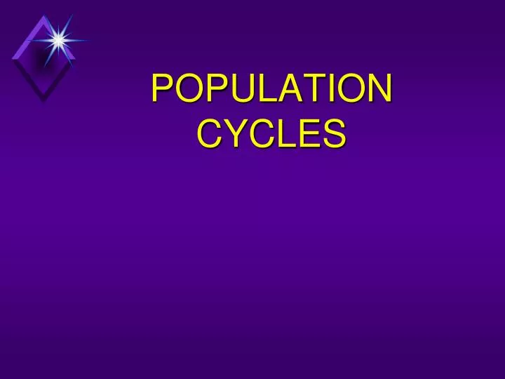 population cycles