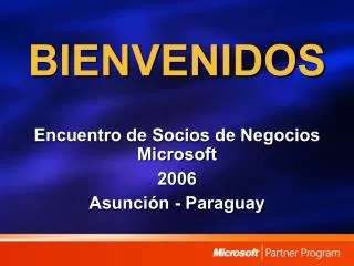 bienvenidos
