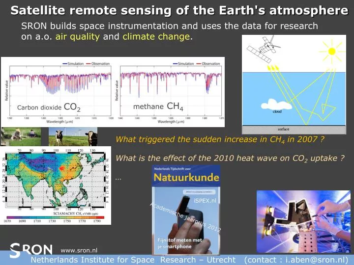 satellite remote sensing of the earth s atmosphere