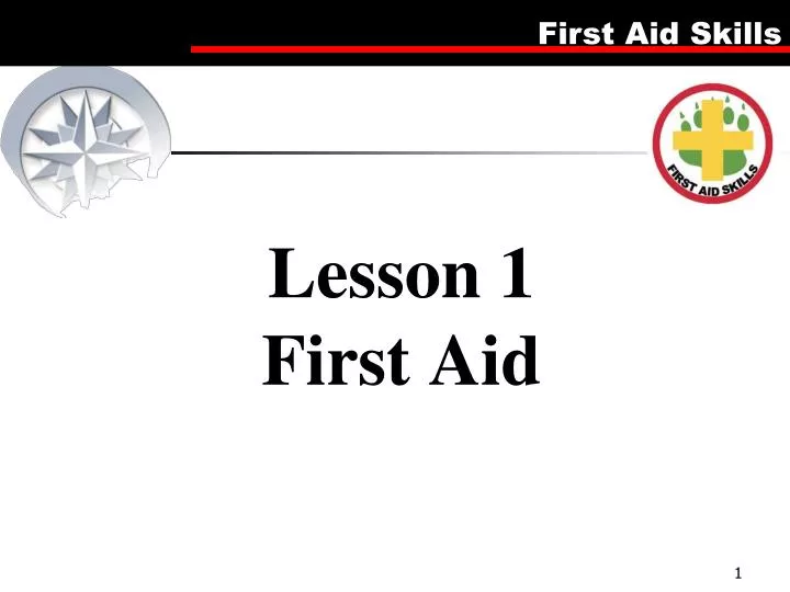 lesson 1 first aid