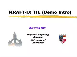 KRAFT-IX TIE (Demo Intro)