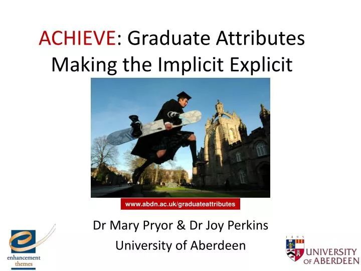achieve graduate attributes making the implicit explicit
