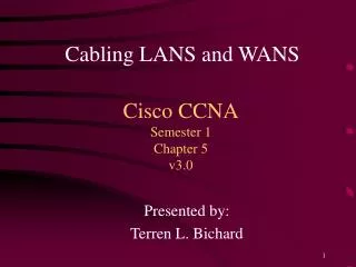 Cisco CCNA Semester 1 Chapter 5 v3.0