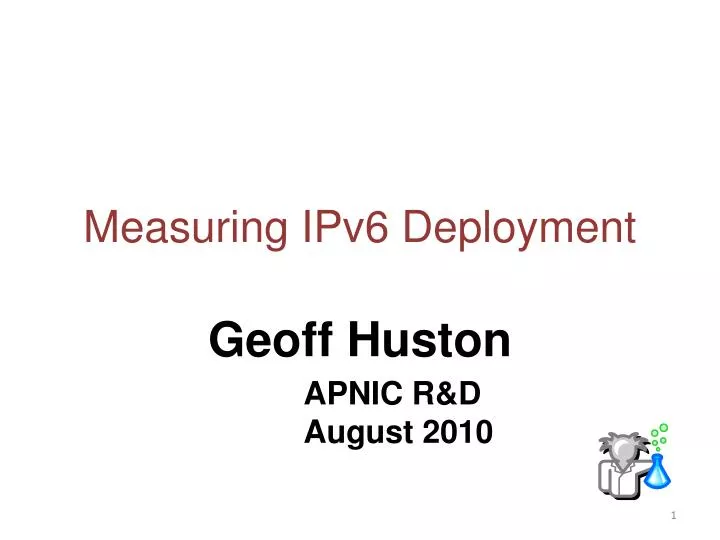 measuring ipv6 deployment