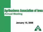 Annual Meeting - slide 1