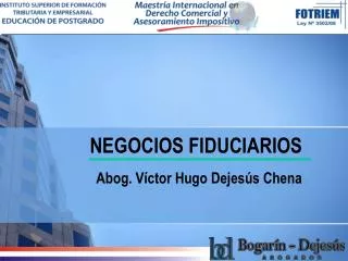 negocios fiduciarios