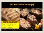 Teknologi Daging (3) - slide 1
