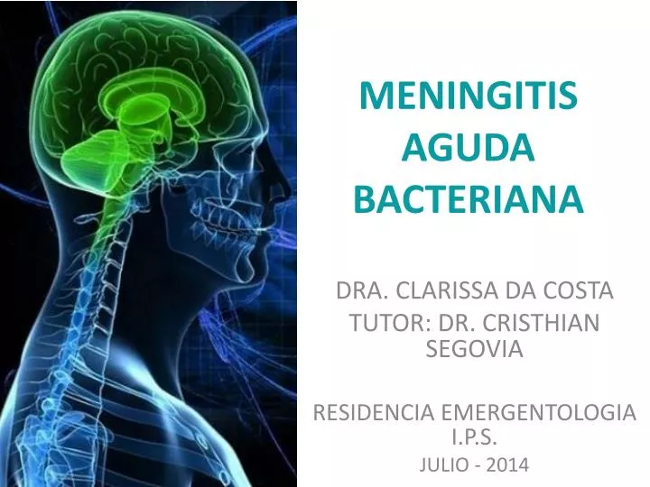 meningitis aguda bacteriana
